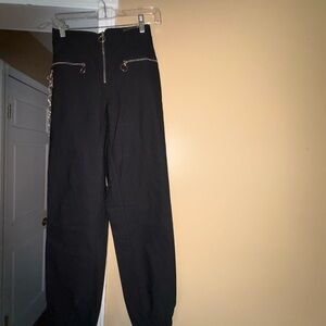 Fashion Nova Black Elastic Waist Jogger Pants